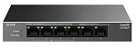 Коммутатор TP-Link LS106LP (L2) 6x100Мбит/с 4PoE 41W неуправляемый
