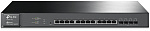 1000423209 Коммутатор TP-Link JetStream™ 16-port 10G Smart Switch, 12 10GBase-T ports, 4 10G SFP+ Slots. 1U 19-inch rack-mountable steel case