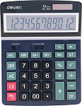 1026036 Калькулятор настольный Deli E1631 черный 12-разр.