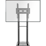 FPRO2L-20-B ONKRON стационарная стойка для двух экранов 40"-70", черный FPRO2L-20