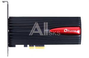 SSD PLEXTOR M9P Plus 1Tb HHHL PCIe Gen3x4, R3400/W2200 Mb/s, IOPS 340K/320K, MTBF 2.5M, TLC, 640TBW, with HeatSink, Retail (PX-1TM9PY+)