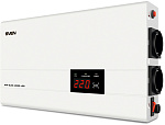 1000423527 Стабилизатор SVEN AVR SLIM-2000 LCD, релейный, 1200вт, 2000Ва, 140-260в, функция «пауза», 1 евророзетка, 2.9 кг./ Stabilizer SVEN AVR SLIM-2000 LCD,