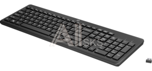 3L1E7AA#ACB Keyboard HP 230 Wireless (Black) RUSS cons