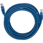 11046695 Rexant (02-0104-5) Патч-корд U/UTP, CAT 5e, RJ45-RJ45, 26AWG, LSZH, синий, 5м
