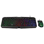 11045448 Игровой комплект клавиатура + мышь HIPER HPK-G101 Fever, черный