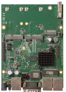 RBM33G Маршрутизатор MIKROTIK RouterBOARD M33G with Dual Core 880MHz CPU, 256MB RAM, 3x Gbit LAN, 2x miniPCI-e, 2x SIM slots, USB, microSD slot, M.2 slot, RouterOS L4