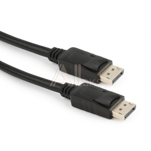 1869265 Bion Кабель DisplayPort v1.3, 20M/20M, скорость передачи до 25,92 Гбит/с, фиксирующая защелка, 2м, черный [BXP-CC-DP3-020]