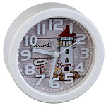1863846 Perfeo Quartz часы-будильник "PF-TC-013", круглые диам. 10,5 см, маяк