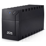 1287663 PowerCom Raptor RPT-600AP ИБП {600 ВА/ 360 Вт, AVR, USB, RJ11/RJ45, 3 xC13 с резервным питанием} (792803)