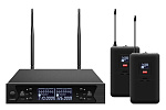 145462 Микрофонная радиосистема [AX-7000L] Axelvox [DWS7000HT (LT Bundle)] UHF 710-726 MHz, 100 каналов,LCD дисплей, 2х ИК порт, 2x поясных передатчика, 2x г