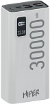 1809788 Мобильный аккумулятор Hiper EP 30000 30000mAh QC PD 3A белый (EP 30000 WHITE)