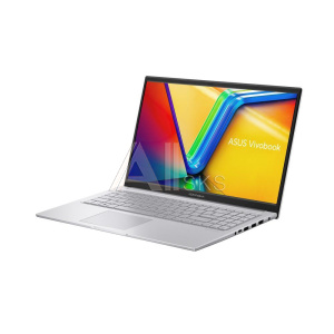 3216551 Ноутбук ASUS VivoBook Series X1504VA-NJ435 15.6" 1920x1080/Intel Core i7-1355U/RAM 16Гб/SSD 512Гб/Intel Iris X Graphics/ENG|RUS/DOS серебристый 1.7 кг