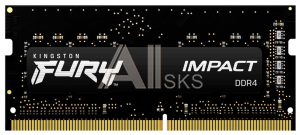 KF432S20IB1/16 Kingston 16GB 3200MHz DDR4 CL20 SODIMM 1Gx8 FURY Impact