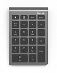 1402917 Числовой блок Hama KW-240BT серебристый беспроводная BT slim Multimedia Touch