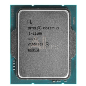 1876666 CPU Intel Core i3-12100 Alder Lake OEM {3.3 ГГц/ 4.3 ГГц в режиме Turbo, 12MB, Intel UHD Graphics 730, LGA1700}