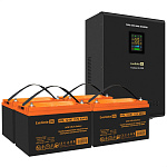 296645 Комплект ИБП EX296003RUS + батарея 90Aч EX285655RUS 4шт (инвертор, синус, для котла, настенный) ExeGate FineSine SX-3000.LCD.AVR.2SH.T <3000VA/2100W,