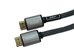 1047379 Кабель аудио-видео LAZSO WH-111-B HDMI (m)/HDMI (m) 0.5м. позолоч.конт. черный (WH-111(0,5M)-B)