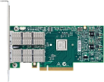 MCX453A-FCAT Контроллер MELLANOX ConnectX-4 VPI adapter card, FDR IB 40/56GbE, single-port QSFP28, PCIe3.0 x8, tall bracket, ROHS R6