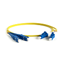 Кабель Hyperline FC-D2-9-LC/UR-SC/UR-H-1M-LSZH-YL Патч-корд волоконно-оптический (шнур) SM 9/125 (OS2), LC/UPC-SC/UPC, 2.0 мм, duplex, LSZH, 1 м