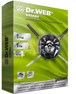 LHW-KK-24M-2-A3 Dr.Web Katana 24 мес. 2 ПК