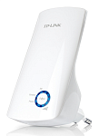 TP-Link TL-WA850RE, N300 Усилитель Wi-Fi сигнала, до 300 Мбит/с на 2,4 ГГц, 2 встроенные антенны, 1 порт 10/100 Мбит/с, подключение к настенной розетк
