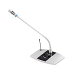 Микрофонный пульт председателя беспроводной clevermic BKR WCS-200C Silver
