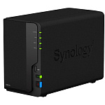 1539820 Synology DS218 Сетевое хранилище QC1,4GhzCPU/2GB DDR4/RAID0,1/up to 2hot plug HDDs SATA(3,5'')/2xUSB3.0,1xUSB2.0/1GigEth/iSCSI/2xIPcam(up to 20)/1xPS