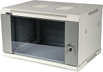 TWT-CBWPG-15U-6x8-GY Шкаф настенный серии Pro, 15U 600x800, стеклянная дверь