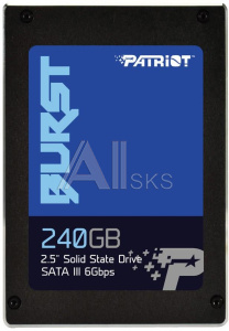 1224439 SSD жесткий диск SATA2.5" 240GB BURST PBU240GS25SSDR PATRIOT