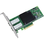 EX710DA2G1P5 Intel Ethernet Converged Network Adapter X710-DA2, 10Gb Dual Ports SFP+, open optics, transivers no included, LP and FH brackets included, bulk, 1 yea