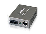 TP-Link MC200CM, Медиаконвертер 10/100/1000 Мбит/с RJ45 - 1000 Мбит/с разъём SC (многомодовый), полнодуплексный, до 550м, переключающийся адаптер пита