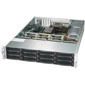 1841581 Supermicro SSG-620P-ACR12H 2U, 2xLGA-4189, TDP 270W, Intel C621A, 16xDDR4, 12x 3.5" hot-swap NVMe/SATA/SAS (4x 3.5" NVMe hybrid), Broadcom 3916, 4xPCI