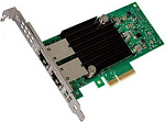 377593 Сетевая карта Intel Celeron Intel X550T2BLK 2xRG45 10Gb/s PCI-E 3.0x8 Low Profile (X550T2BLK 940136)