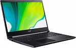1217393 Ноутбук Acer Aspire 7 A715-75G-73WN Core i7 9750H/8Gb/SSD256Gb/NVIDIA GeForce GTX 1650 4Gb/15.6"/IPS/FHD (1920x1080)/Eshell/black/WiFi/BT/Cam