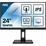 1846257 LCD AOC 23.8" Q24P2Q Pro черный {IPS 2560x1440 16:9 1000:1 250cd 178/178 D-Sub HDMI DisplayPort}