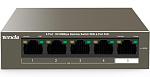 1000790231 TEF1105P-4-63W - коммутатор Tenda PoE, который имеет 5 портов 10/100 Мбит / Base-TX RJ45. Передача на расстояние до 250 метров. Комутатор имеет