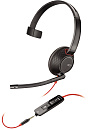 1000534616 Гарнитура проводная/ BLACKWIRE 5210,C5210,USB-A,WW