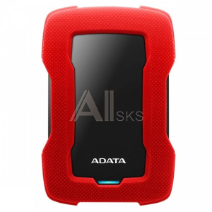 1242198 Жесткий диск USB3.1 1TB EXT. 2.5" RED AHD330-1TU31-CRD ADATA