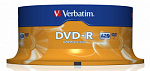 46209 Диск DVD-R Verbatim 4.7Gb 16x Cake Box (25шт) (43522)