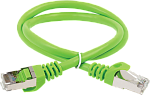1000407582 Коммутационный шнур (патч-корд), кат.5Е FTP, 1м, зеленый