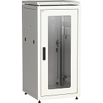 1000465871 ITK Шкаф сетевой 19" LINEA N 24U 600х800 мм стеклянная передняя дверь, задняя металлическая серый