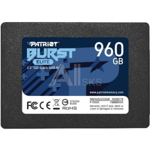 3204502 SSD жесткий диск SATA2.5" 960GB BURST E PBE960GS25SSDR PATRIOT