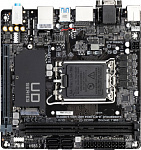 2001042 Материнская плата Gigabyte H610I Soc-1700 Intel H610 2xDDR5 mini-ITX AC`97 8ch(7.1) GbLAN+VGA+HDMI+DP