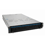 11007167 Серверная платформа/ ASUS RS720A-E12-RS24U, 2U, 2xSP5 (LGA 6096) EPYC 9004 (400W), 24 DIMM DDR5, 24=16NVMe + 8NVMe/SATA/SAS*,Up to 9 PCIe Gen5 slots +