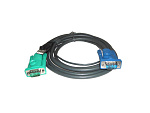 1000159709 Кабель KVM USB HD15M/USB A(M)--SPHD15M 3м/ATEN/ CABLE HD15M/USB A(M)--SPHD15M 3m