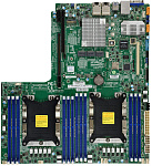 1000508243 Материнская плата SUPERMICRO MB X11DDW-L-O, 2x LGA 3647, C622, 12xDDR4 Up to 3TB 3DS ECC RDIMM/3DS ECC LRDIMM, 1 PCI-E 3.0 x32 Left Riser Slot, 1