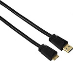 1070655 Кабель Hama H-125235 00125235 USB (m)-micro USB (m) 0.75м черный