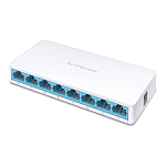 MS108 Коммутатор MERCUSYS 8-портовый настольный 10/100 Мбит/с, пластиковый корпус