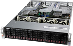 Серверная платформа Supermicro Ultra SuperServer 2U 220U-TNR noCPU(2)3rd Gen Scalable/TDP 270W/no DIMM(32)/8 NVMe+ 16 SATA(CBL-KIT-220U-TNR-8)/2x10Gba