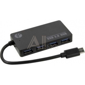 1704318 VCOM DH302C Кабель-адаптер USB3.1 Type-CM --> 4*USB3.0 (F) VCOM <DH302C>